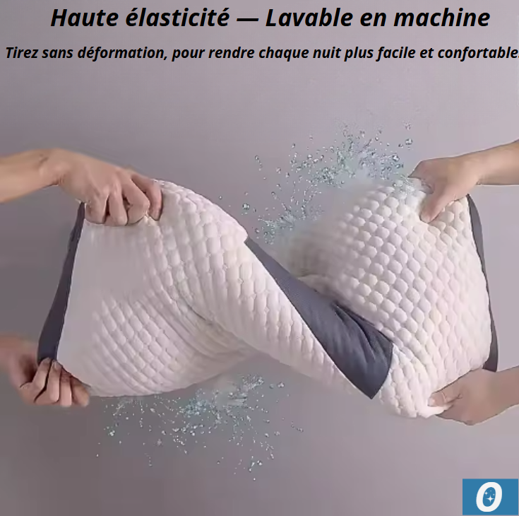 Oreiller Ergonomique Cervical Confort - Soulage les Douleurs de Cou et de Nuque