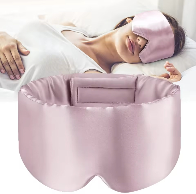 Masque de Sommeil en Soie de Mûrier