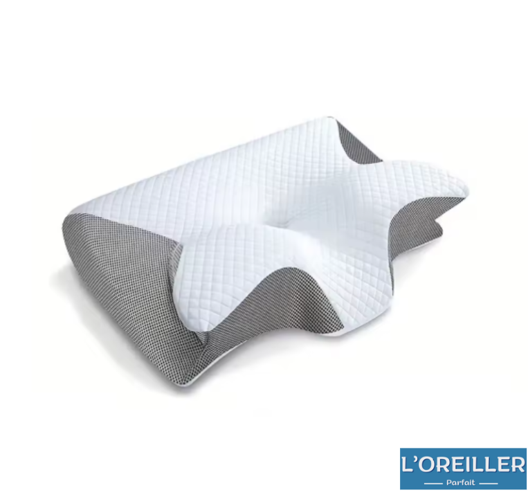 Oreiller Cervical Ergonomique Papillon Mémoire de forme - Soutien Cervicales