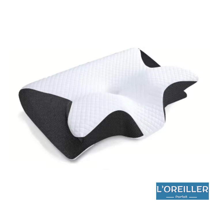 Oreiller Cervical Ergonomique Papillon Mémoire de forme - Soutien Cervicales
