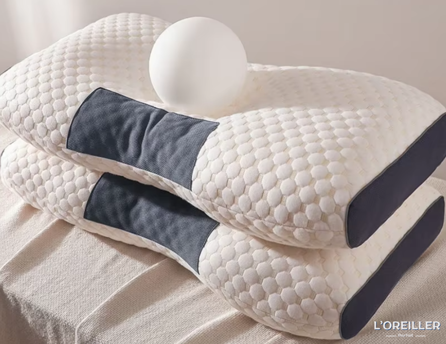Oreiller Ergonomique Cervical Confort - Soulage les Douleurs de Cou et de Nuque