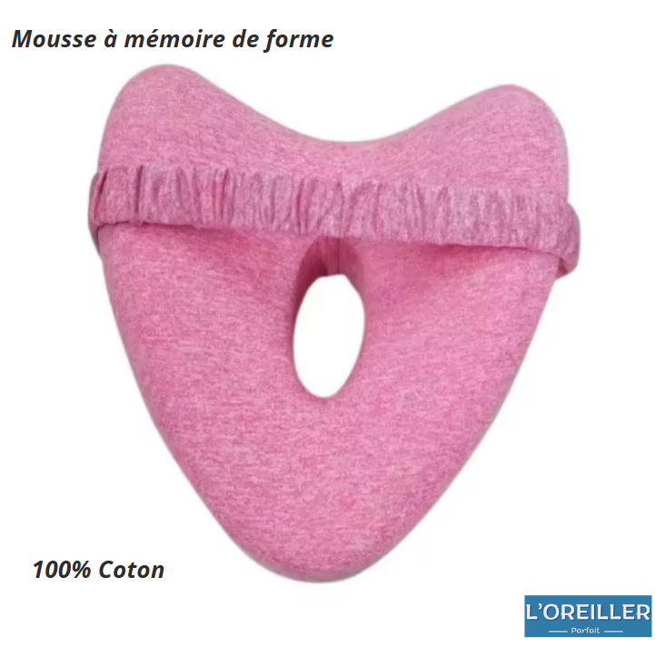 Oreillers de Soutien Genoux Mémoire de Forme - Soulage les Douleurs lombaires