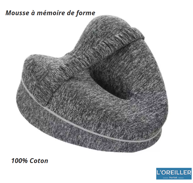 Oreillers de Soutien Genoux Mémoire de Forme - Soulage les Douleurs lombaires