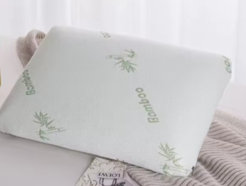 Oreiller Ergonomique Fibre De Bambou à Mémoire de Forme
