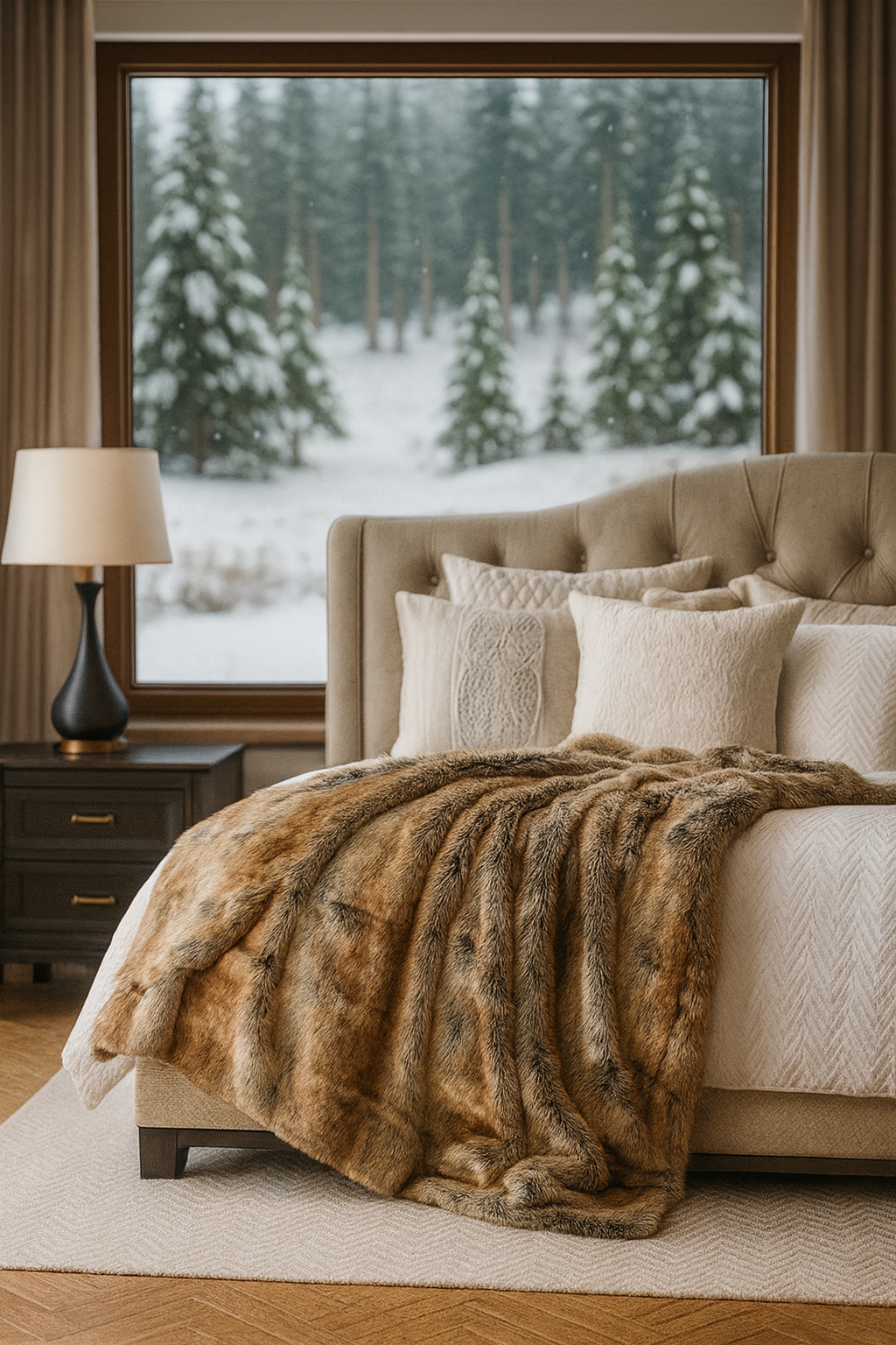 Plaid Fourrure de Luxe – Élégance & Chaleur