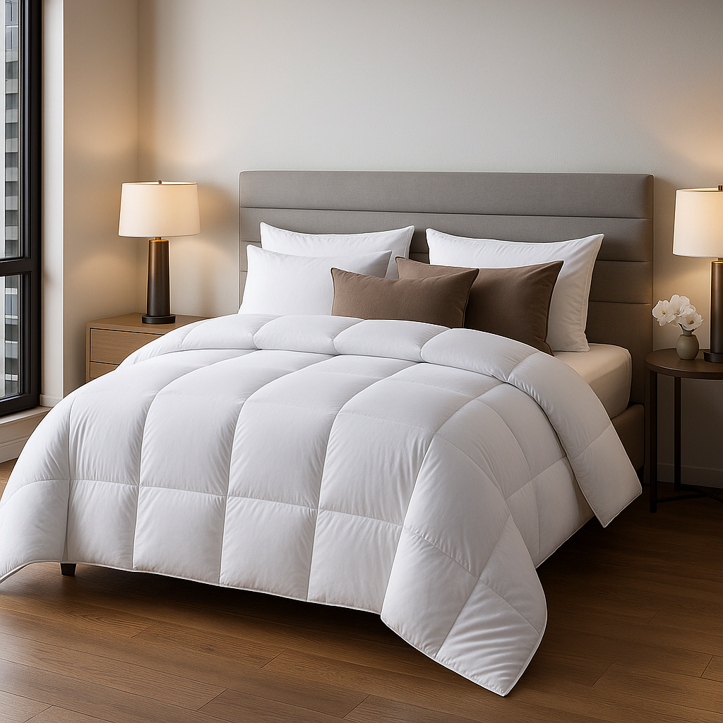 Premium Ultra Comfort Winter Duvet with Hollow Fiber in Goose Feathers