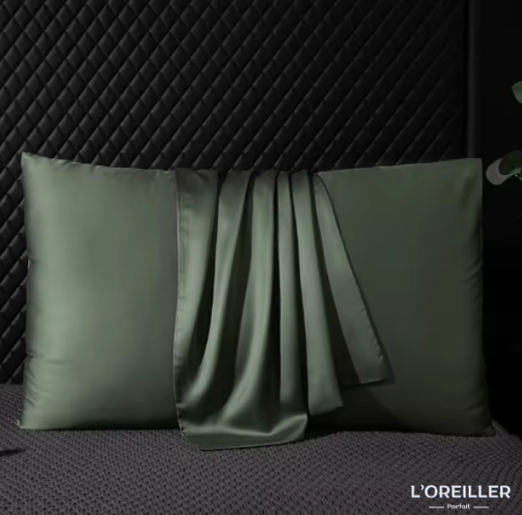 Taie d’Oreiller en Soie Naturelle – Protège Vos Cheveux et Votre Peau Pendant la Nuit