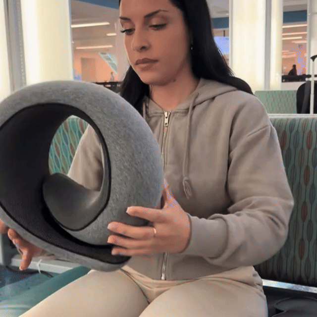 Oreiller de Voyage Cervical Avion - Tour de Cou Soutien 360° - Mémoire de Forme - Confort Trajet