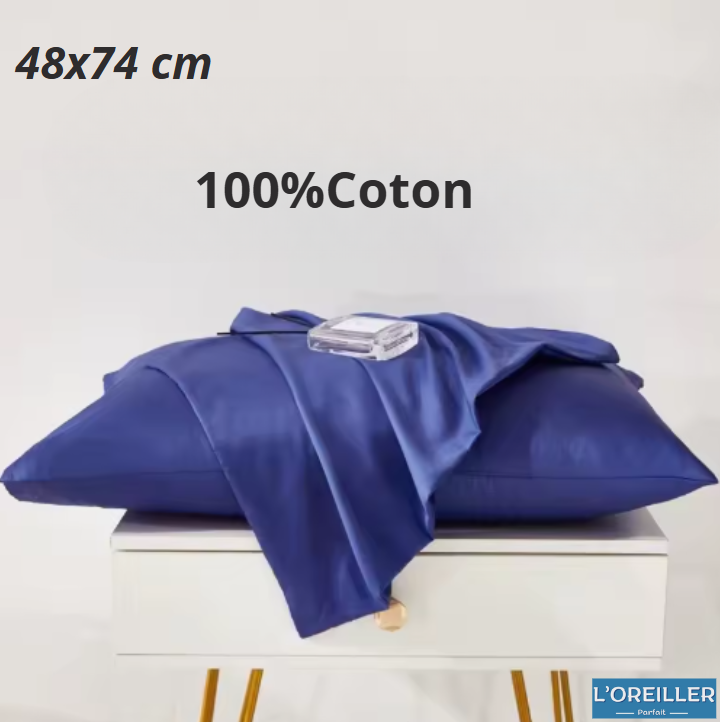 Taie D'Oreiller Coton ( 2 Pièce )