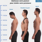 Correcteur de Posture Dos - Soulagement douleurs Dos & Epaules - Confort Invisible sous les Vêtements