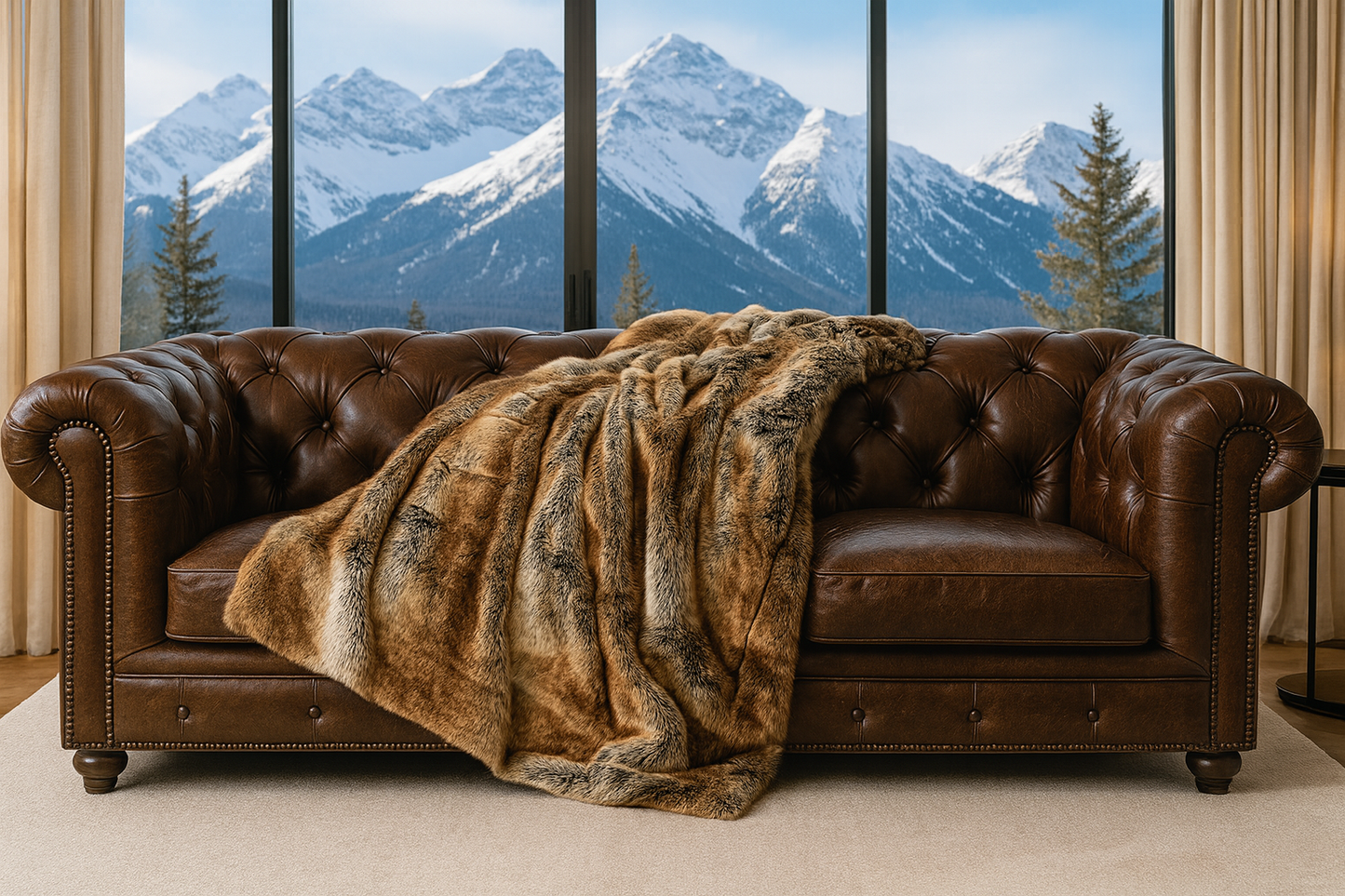 Plaid Fourrure de Luxe – Élégance & Chaleur