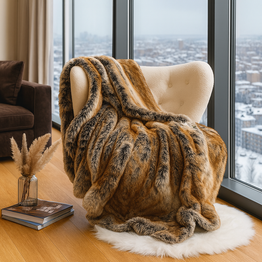 Plaid Fourrure de Luxe – Élégance & Chaleur