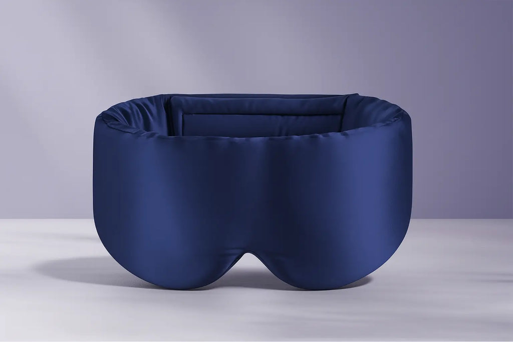 Masque de Nuit en Soie Naturelle / Occultant et Ultra Doux / Anti-Rides Confort