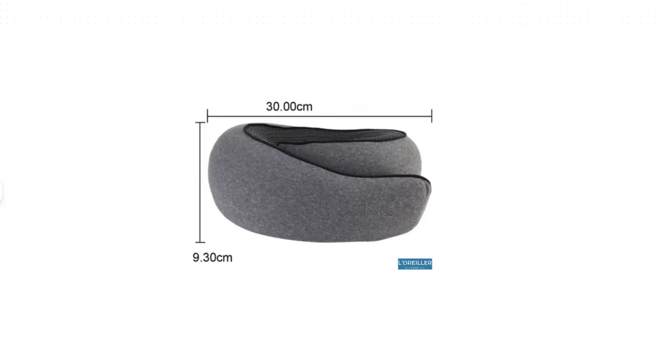 Coussin de Voyage Avion Cervical Ergonomique, Oreiller Tour de Cou Mémoire de Forme