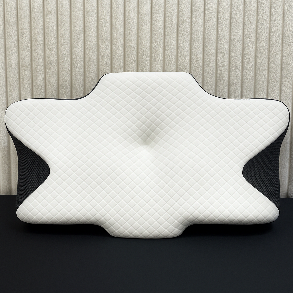 Oreiller  Ergonomique Cervical Mémoire de forme - Stop aux Douleurs Cervicales