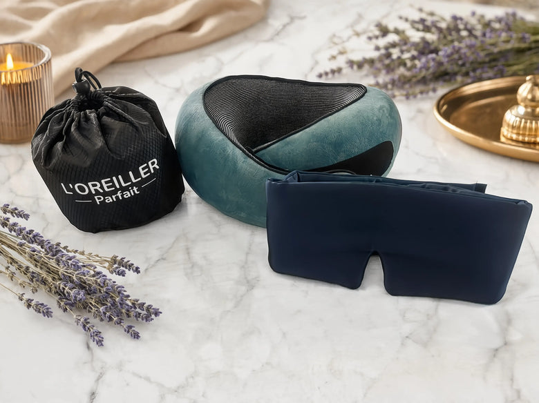 Pack Voyage - Oreiller + Masque en Soie