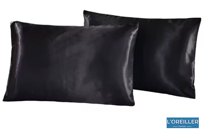 Taie d'Oreiller en Satin (2 Pièces)