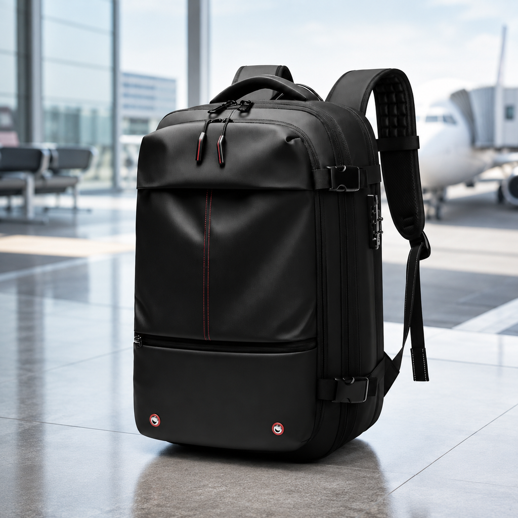 Sac à dos compressible 55L avec compartiment sous vide