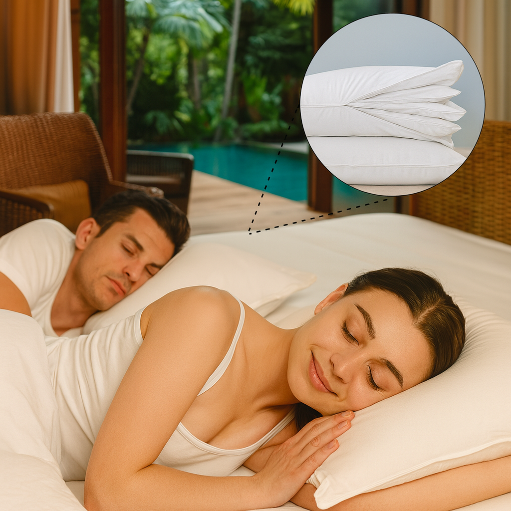 Oreiller Ergonomique Cervical à Hauteurs Ajustables