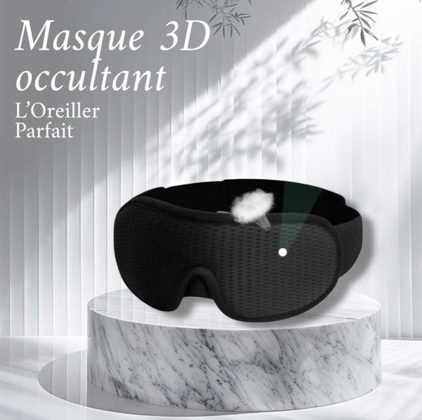 Masque de Nuit 3D occultant - Confort