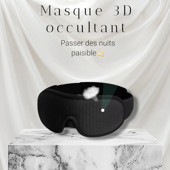 Masque de Nuit 3D occultant - Confort
