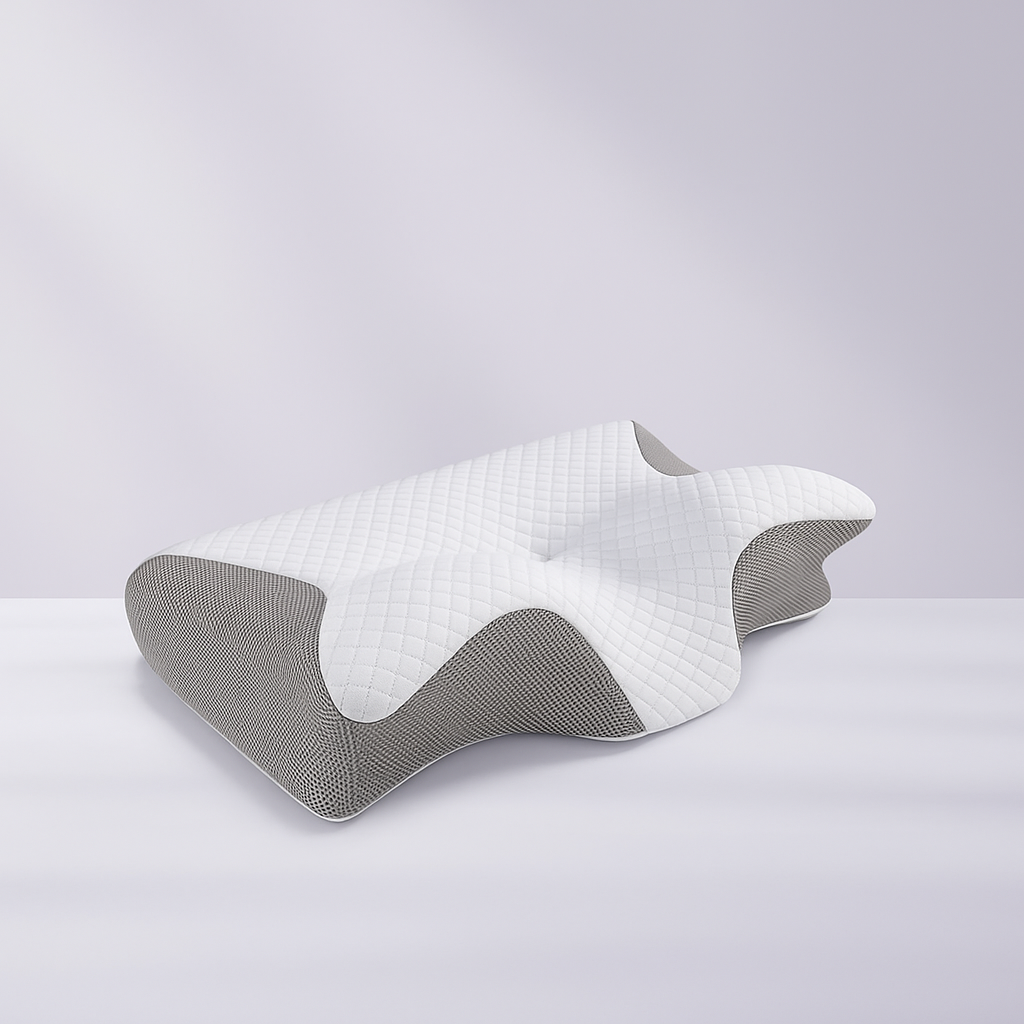 Oreiller  Ergonomique Cervical Mémoire de forme - Stop aux Douleurs Cervicales