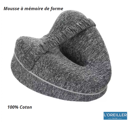 Oreillers de Soutien Genoux Mémoire de Forme - Soulage les Douleurs lombaires