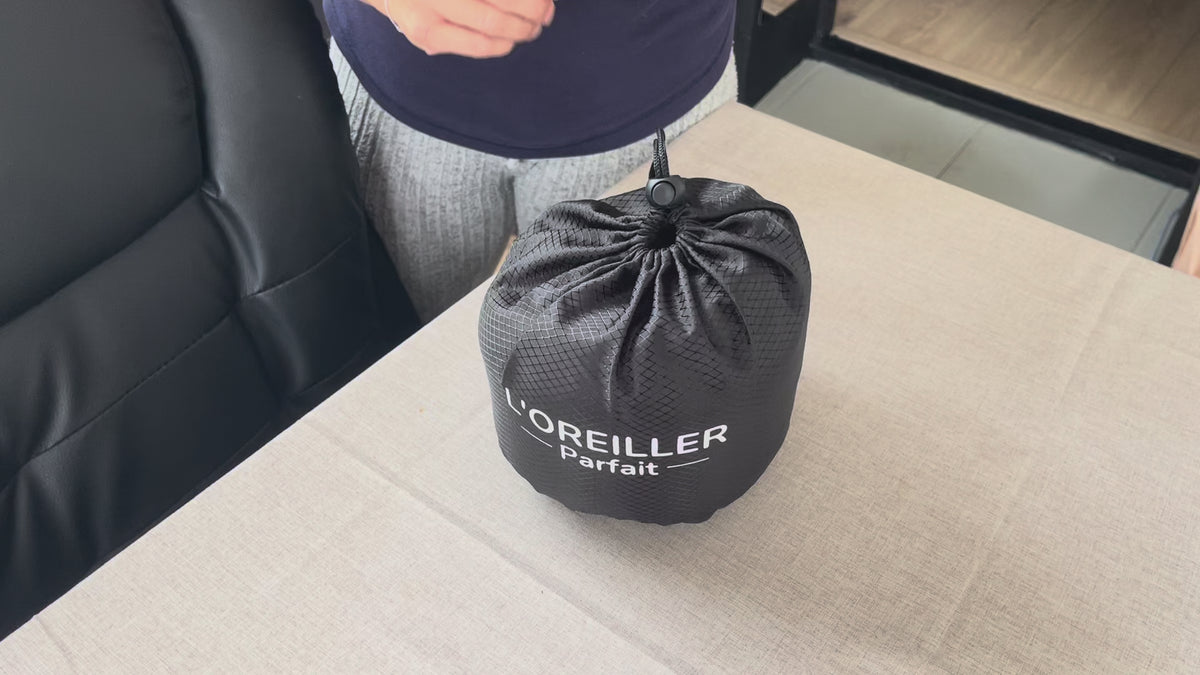Oreiller de Voyage Mémoire de Forme Ergonomique – Coussin de Voyage Cervical Nuque – Tour de cou 360° - Confort Avion & Voyage