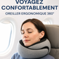 Oreiller de Voyage Cervical Avion - Tour de Cou Soutien 360° - Mémoire de Forme - Confort Trajet